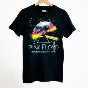 PINK FLOYD GRAPHIC BLACK MULTICOLOR SHORT SLEEVE T-SHIRT UNISEX SMALL BRAND NEW